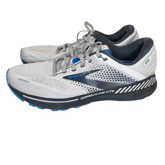 Brooks Mens Adrenaline GTS 22 1103662E023 Gray Running Shoes Size 11.5 EE main image 6